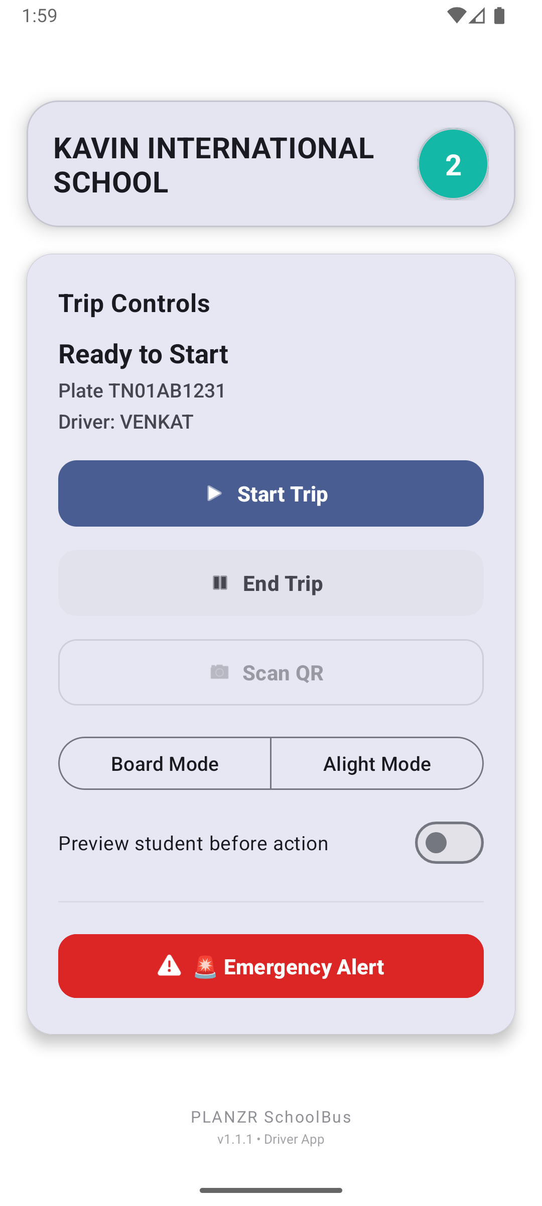SchoolBus App